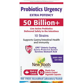 Probiotics Urgency, 50 Billion, 30 Caps